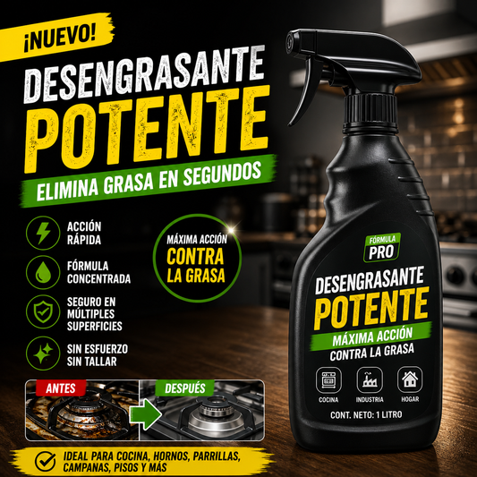 Desengrasante Ultra Firelye: Arranca la Grasa Más Pegada en Segundos y Sin Restregar.
