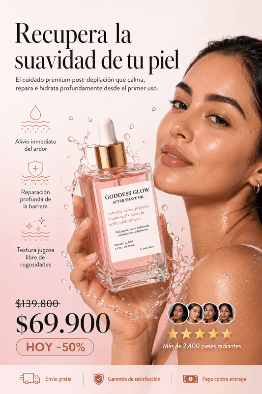 Goddess Glow™ — Aceite de cuidado post-depilación