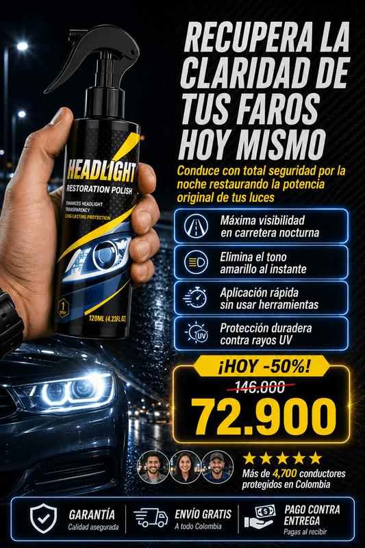 Kit profesional restaurador de farolas