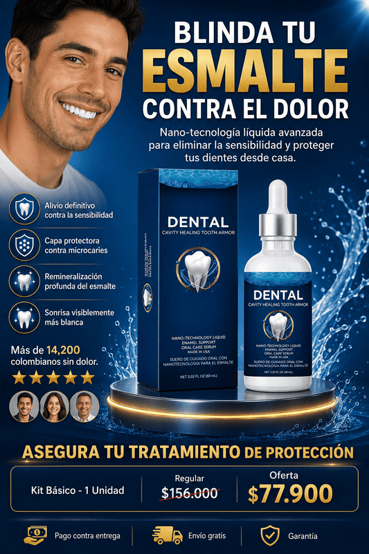 Gotas dentales - El Líquido que Fortalece tu Esmalte, Reduce la Sensibilidad y Protege tus Dientes desde Casa