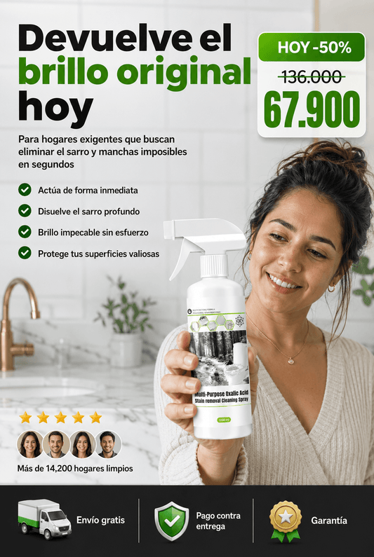 Spray Limpiador Quitamanchas con Ácido Oxálico
